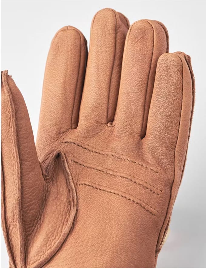 Hestra - Cognac Hestra Deerskin Primaloft Rib Handschoenen Cognac 20210