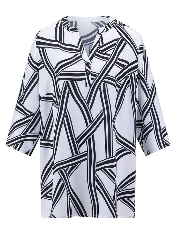 Lange blouse Van Emilia Lay wit
