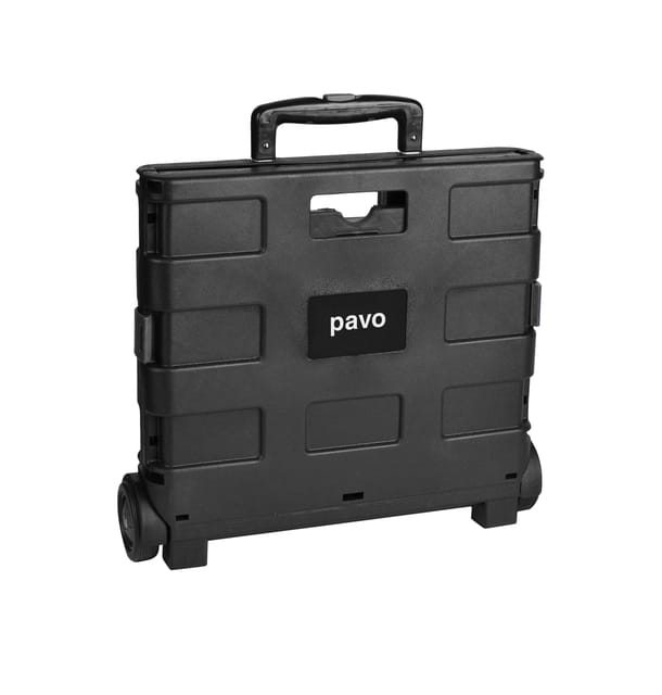 Opvouwbare steekwagen met krat, ft 38 x 36 x 33 cm, maximum 20 kg