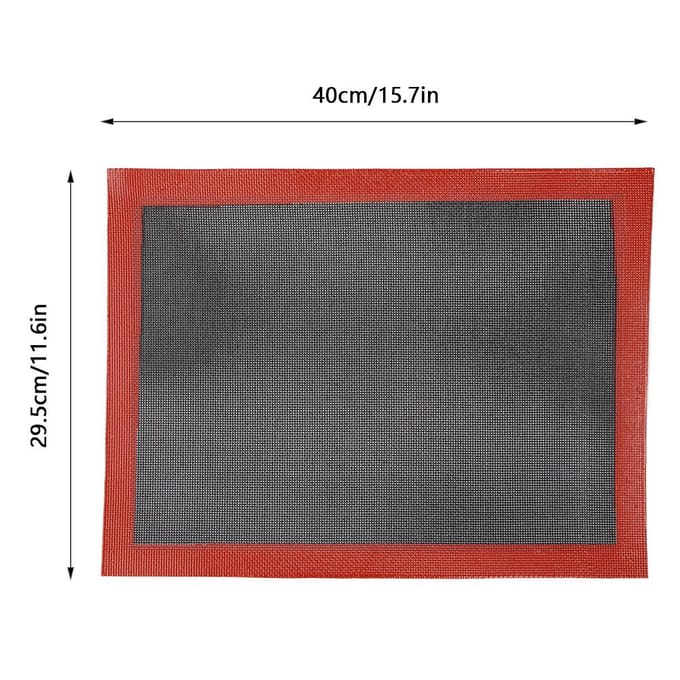 Tapis de cuisson en silicone respirant, antiadhésif et résistant à la chaleur