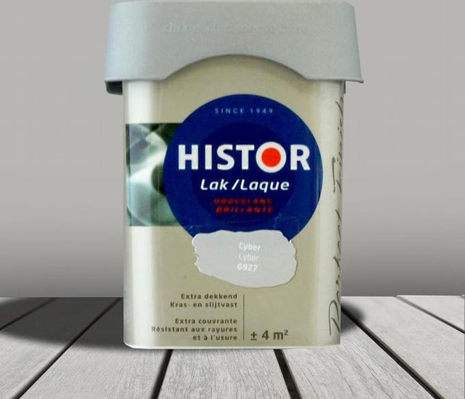 Histor Perfect Finish Lak Hoogglans 0,25 liter - Cyber