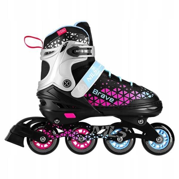 Nils Extreme Brave - Inlineskates 2-in-1 - Roze - Maat S