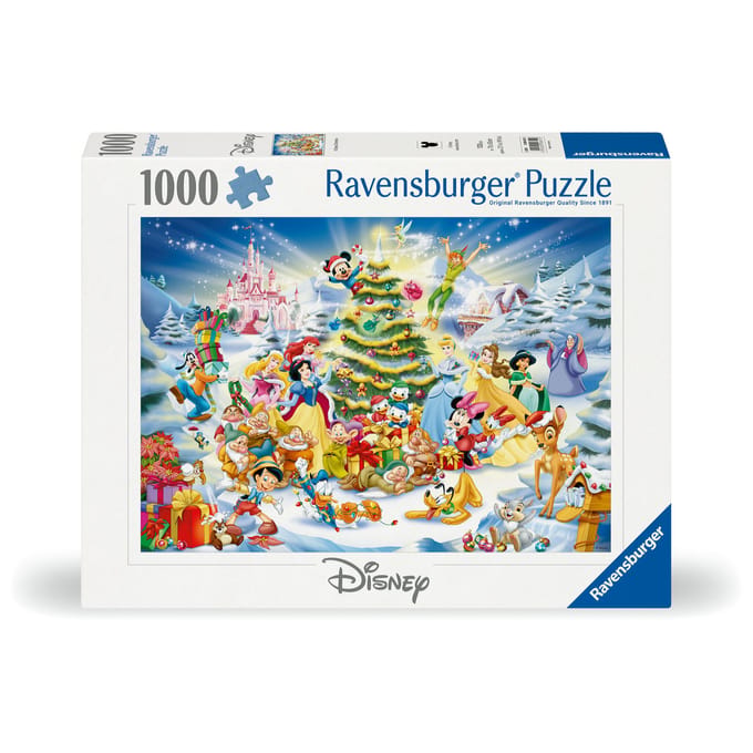 Ravensburger Puzzel 1000 st Kerstmis met Disney Volwassenen puzzels