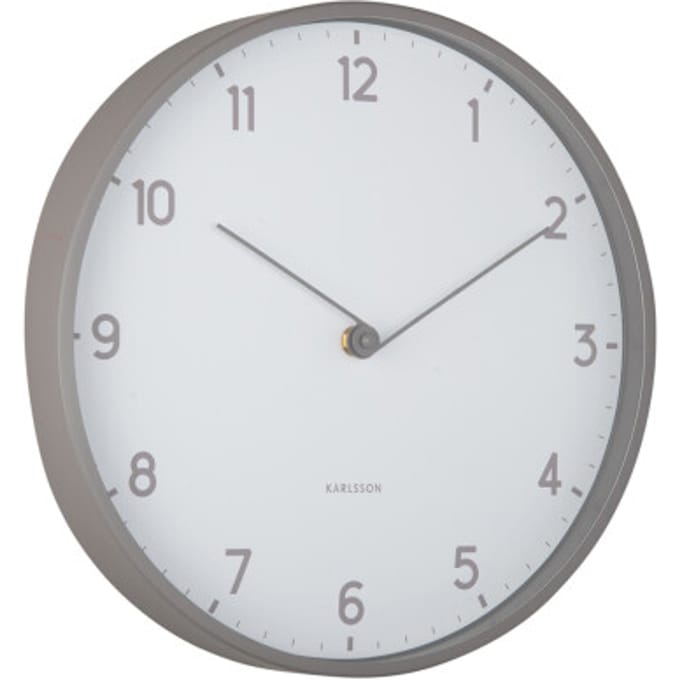 Karlsson wandklok sencillez donker- Ø30cm