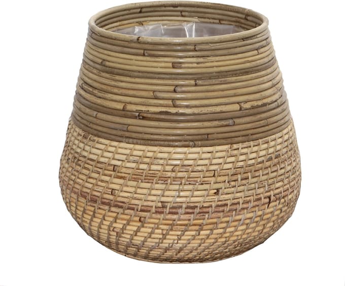 Bamboe Plantenmand - Ø40xH33 cm - Bloemenmand