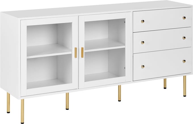 MILORA - Dressoir - Wit - MDF