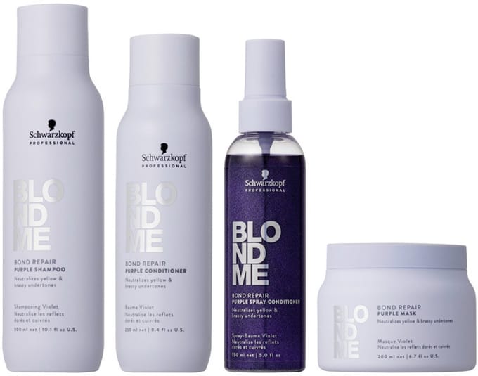 Schwarzkopf BlondMe Bond Repair Purple Pakket