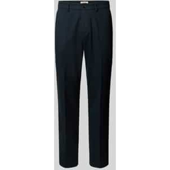 Stoffen broek met bandplooien