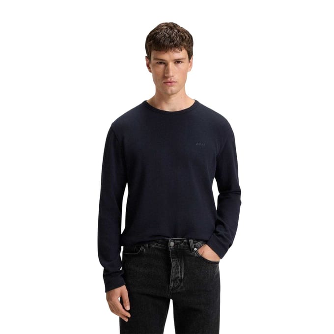 Boss Heren Tempesto Sweatshirt (Donkerblauw)
