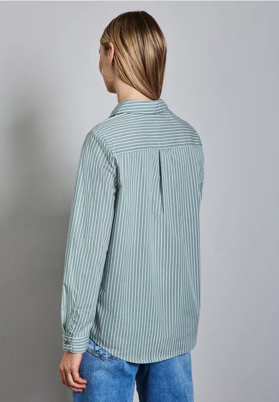 Lange zakelijke blouse