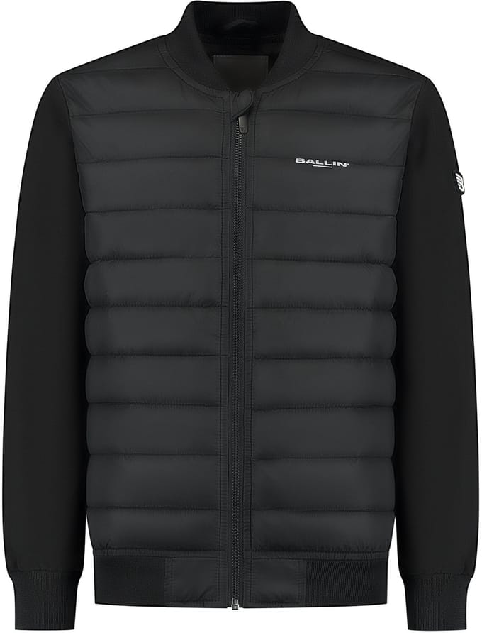 Ballin Amsterdam - Jongens Regular fit Jackets Padded - Black - Maat 14