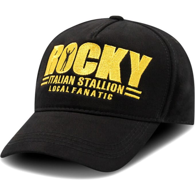 Baseball Pet Heren - Rocky Balboa - Zwart