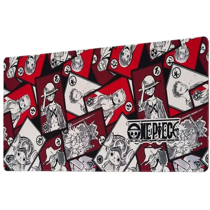One Piece - Anime Bureaumat - Characters - voor Geen - rood-zwart-wit