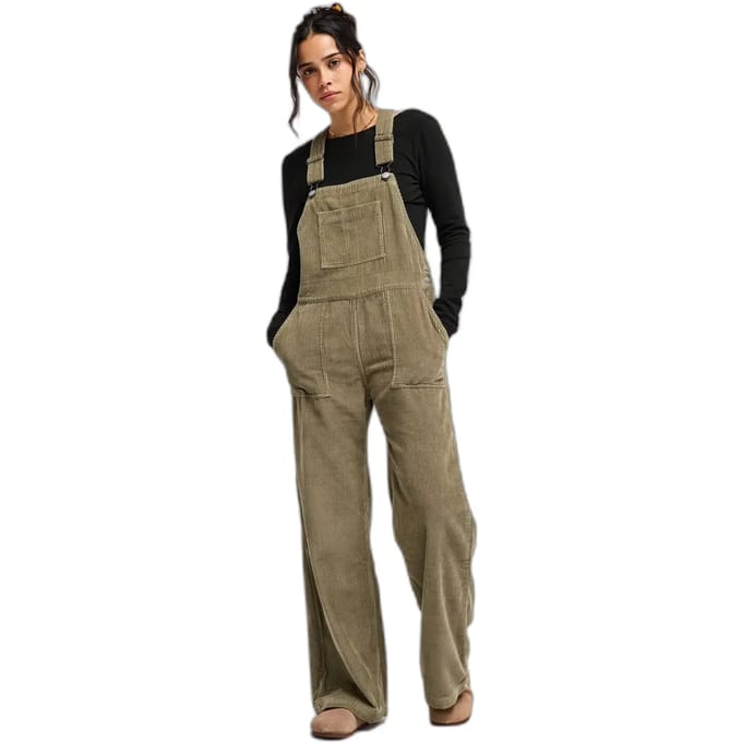 Roxy Trailblazer Oversize Overall Groen L Vrouw