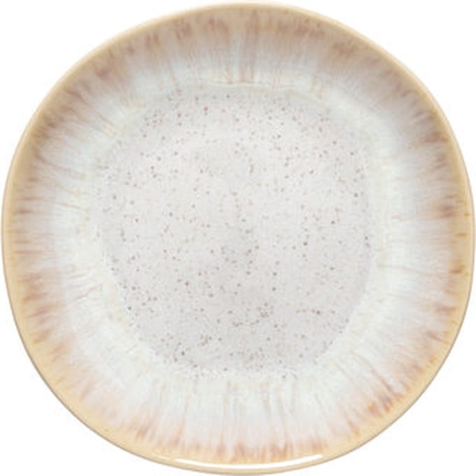 Costa Nova servies - ontbijtbord - Eivissa beige - 6 stuks- rond 15 cm