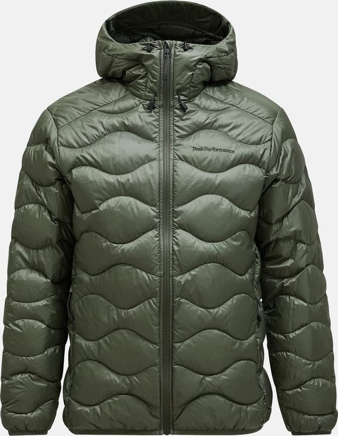 Peak Performance M Helium Down Hood Jacket Jassen Heren - Winterjas - Groen - Maat XL
