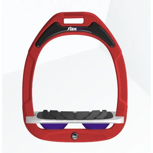 Ingeschuinde Grepen Rood/Grijs/Paarse Flex-On Green Composite
