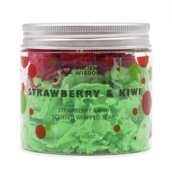 Aardbei & Kiwi Slagroomzeep 120g