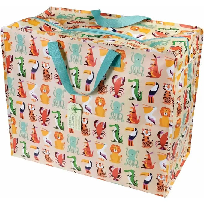 Rexinter shopper/opbergtas Colourful Creatures shopper/opbergtas Party Train