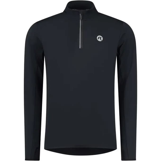 Rogelli Core Heren Hardloopshirt - Lange Mouw - Duimgat - Zwart