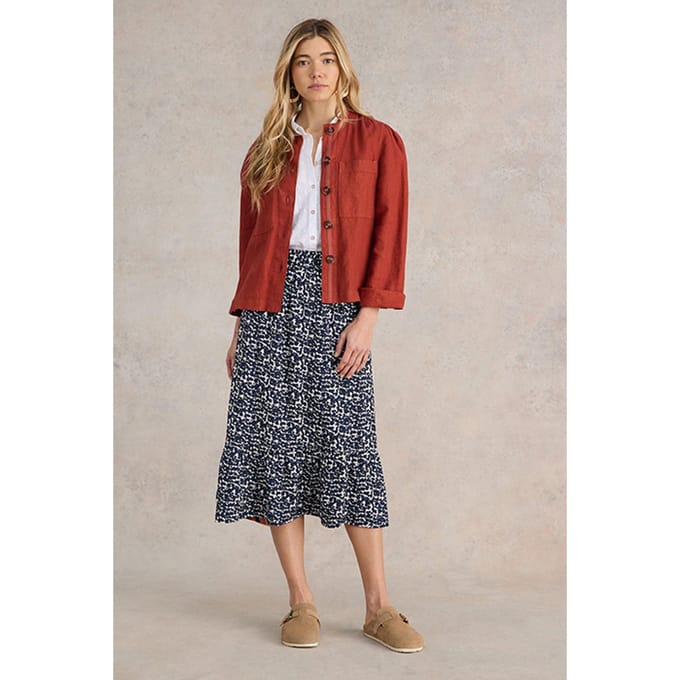 White Stuff Ava Reversible Skirt Navy Taglia: 24 | Minigonne Outlet | Donna | Blu