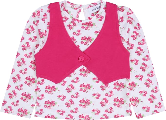 Roos shirt met bolero EARLY DAYS