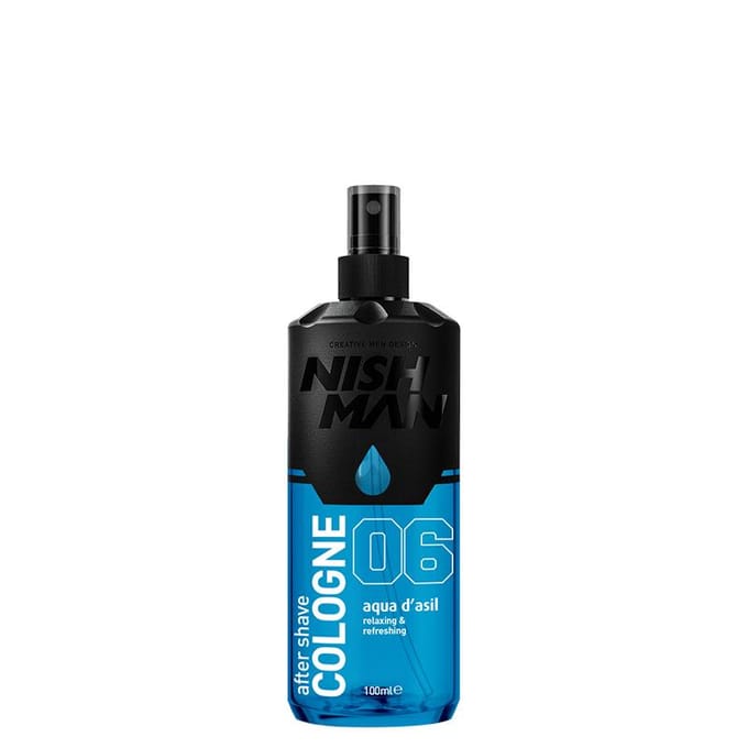 Nishman Aqua D'asil Aftershave Cologne 100 ml - Verfrissende Barber Cologne