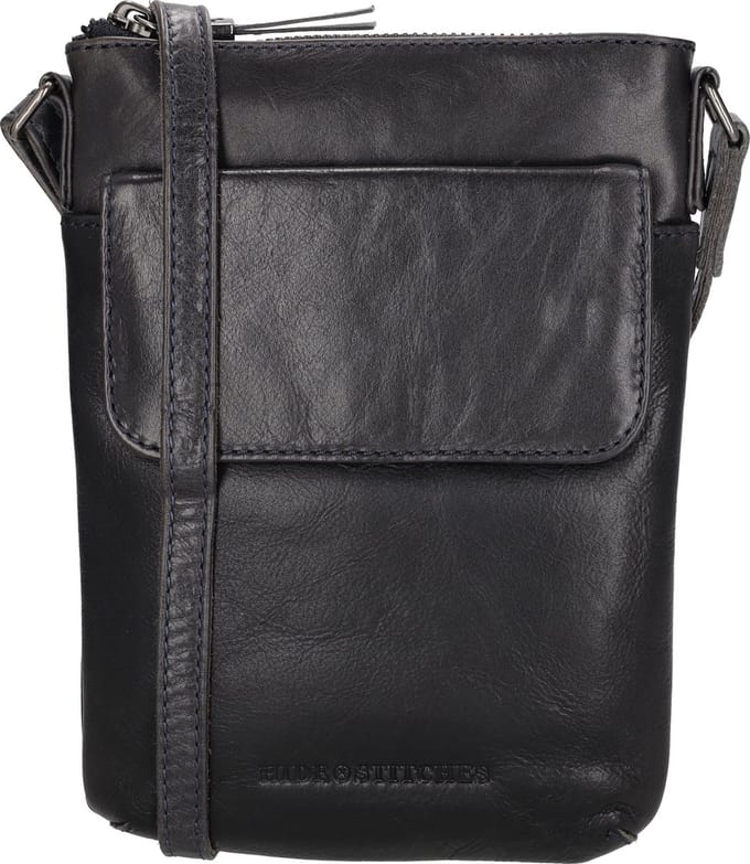 Hide & Stitches Porto Crossbody Schoudertasje - Donker navy