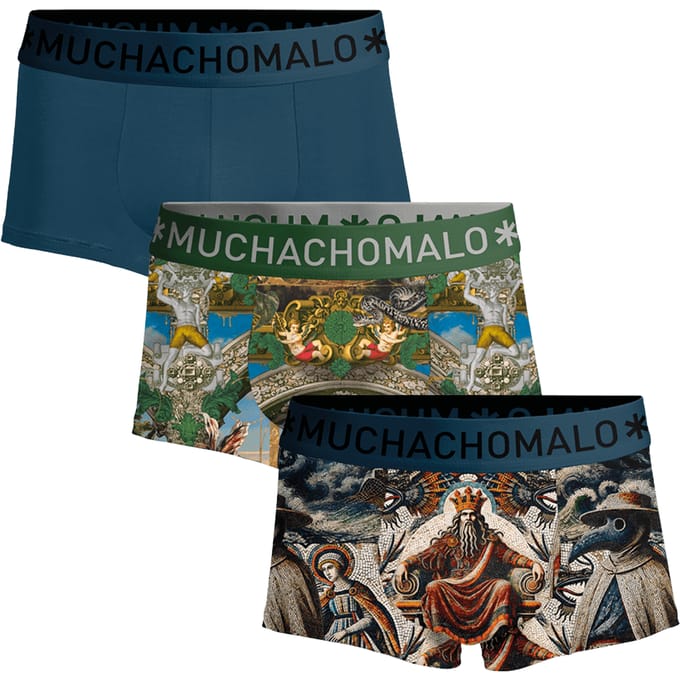 Muchachomalo Heren 3-pack trunks premodern