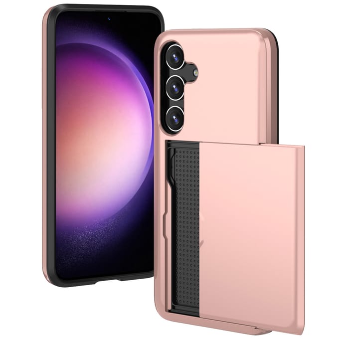 imoshion Hoesje met Pasjeshouder - Geschikt voor Samsung Galaxy S24 Plus - Rosé Goud