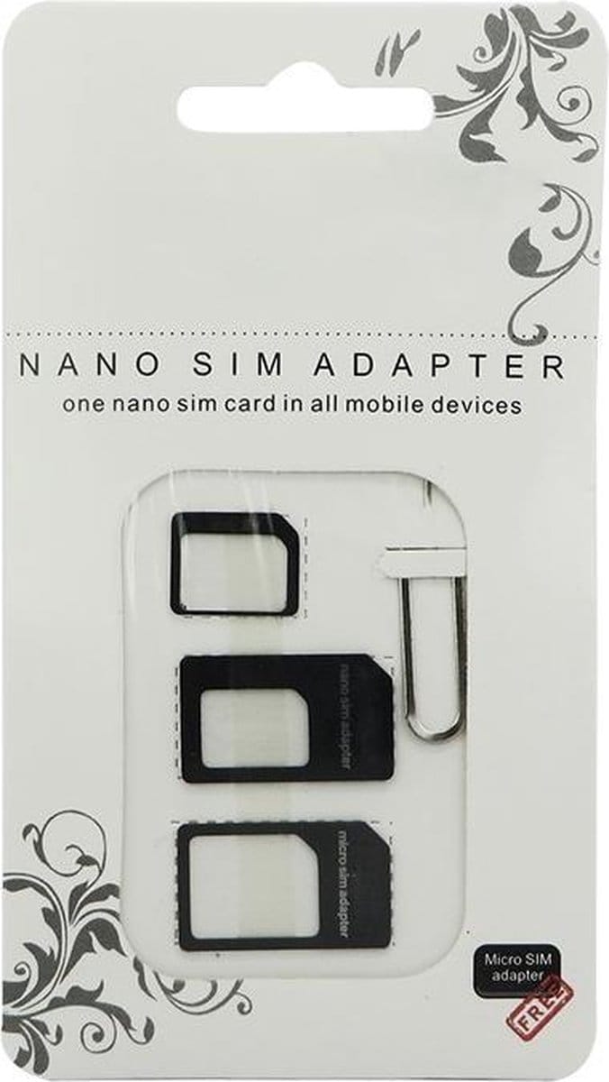 SIM card adapter set