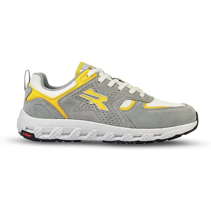 U-Power Sicherheitsschuhe / Halbschuhe Jackie Ylw Ob E Fo Sr US20279 Grau-42