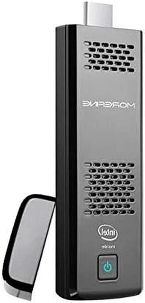 Mini PC Stick - Compute Stick Mini Computer - Compact Werkstation - Met Stille Ventilator - 64GB Opslag - Zwart