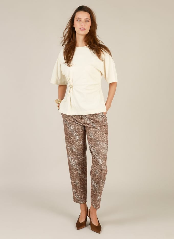 YEST Indya Bottoms - Soft Terra/Multi Col - maat 44