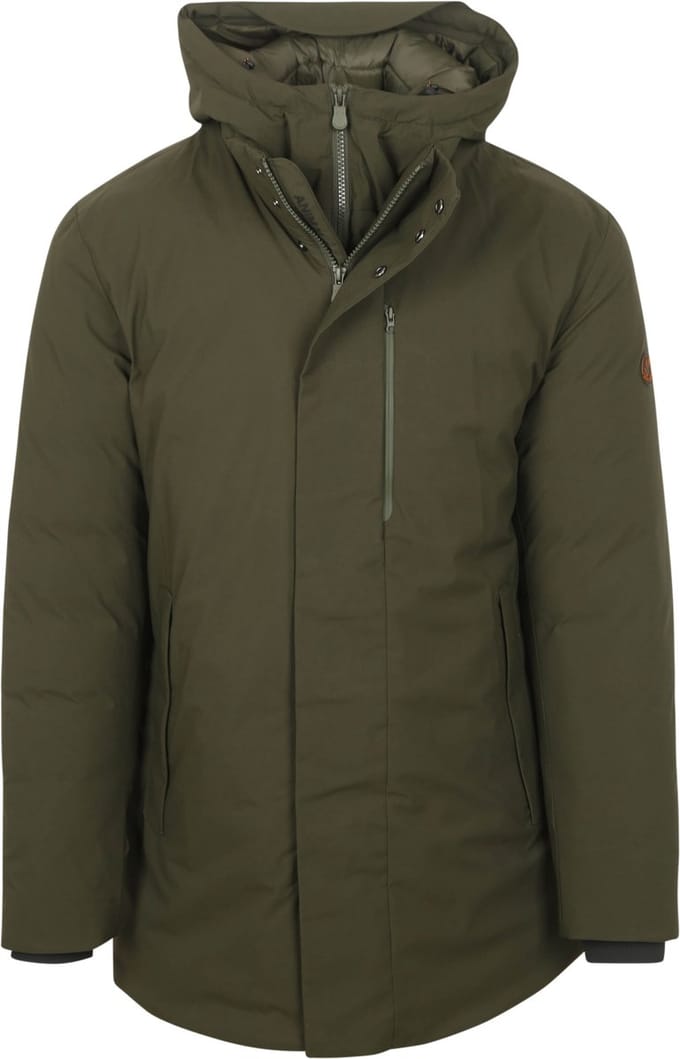 Save The Duck Jas Sesle Hood Olive - Maat L - Heren - Functionele jassen