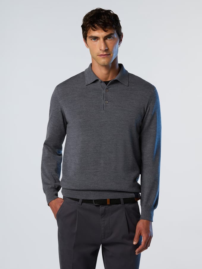 North Sails Trui Merinowol polo