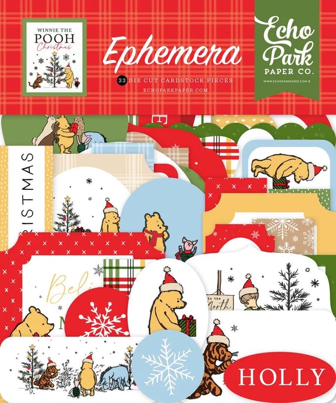 Echo Park - Winnie The Pooh Christmas Ephemera (WPC386024)