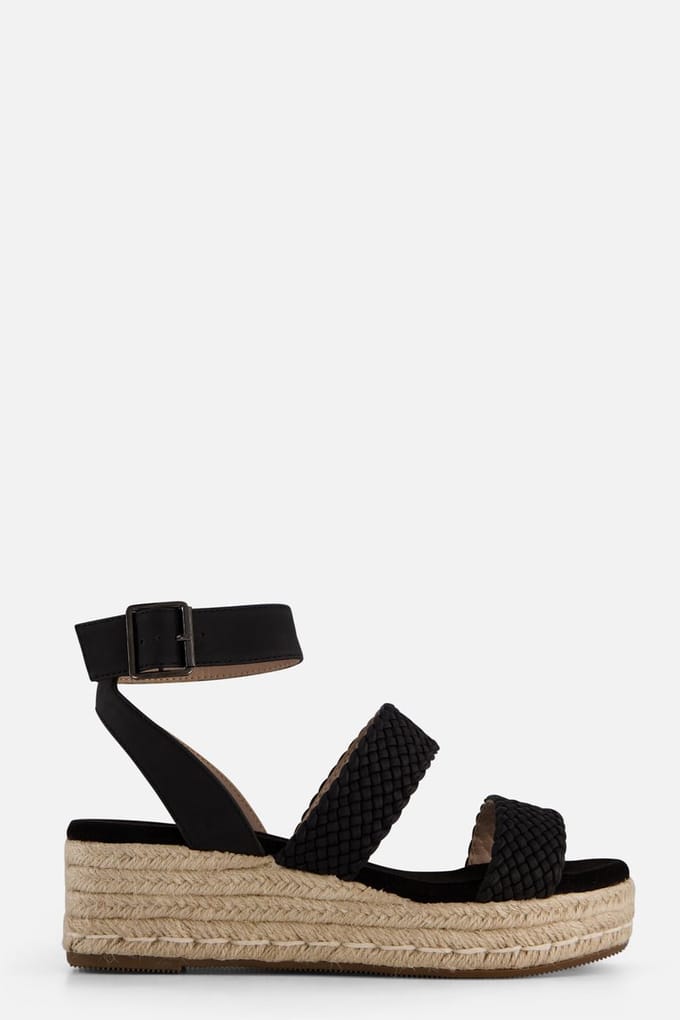 Cellini Espadrilles zwart Synthetisch - Maat 41