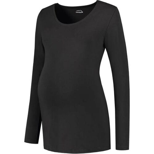 Prénatal zwangerschapstop basic Black M Dames