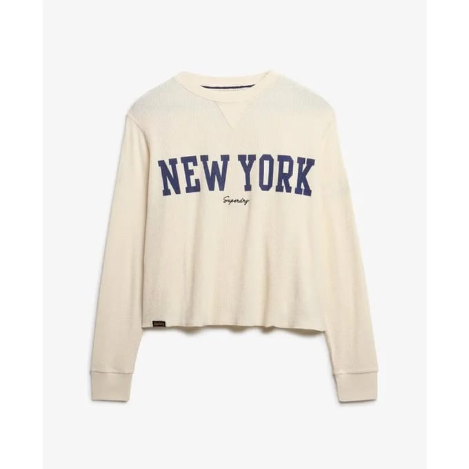 Superdry - Athletic Essential Graphic Longsleeve Top - Dames - Lange mouwen shirts