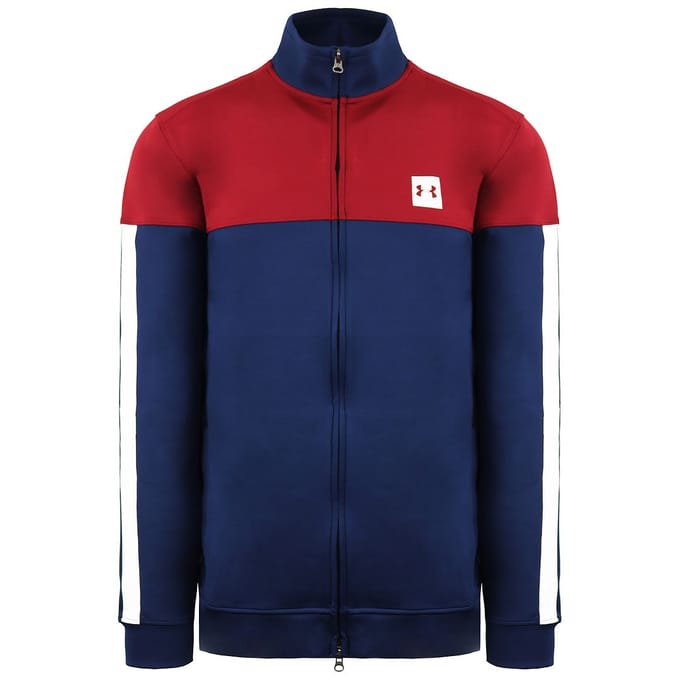 Under Armour Sportstyle Heren Navy/Bourgondië Track Jacket