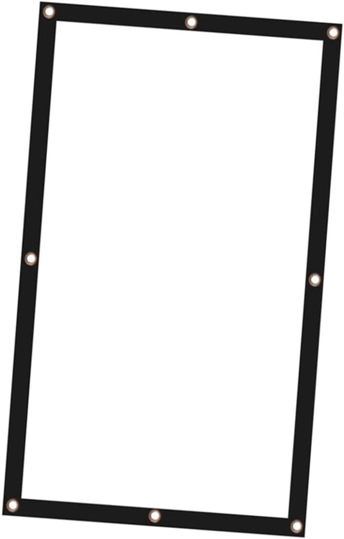 Projectiescherm - Draagbaar Scherm - Thuisbioscoop Presentatie - Gelijkmatige Lichtverspreiding - 84 Inch - Wit