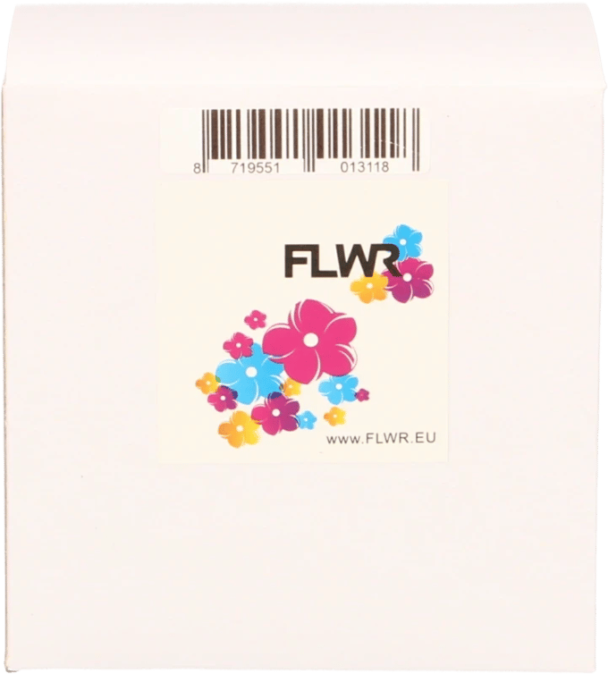 FLWR - Labelprinterrol / DK-22223 / Wit - Geschikt voor Brother