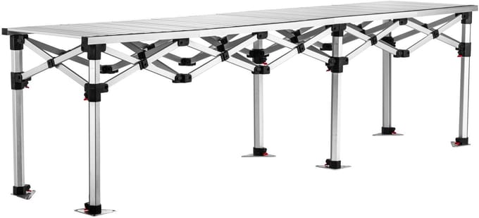 Easy Up Tafel 230 cm aluminium Grizzly Outdoor