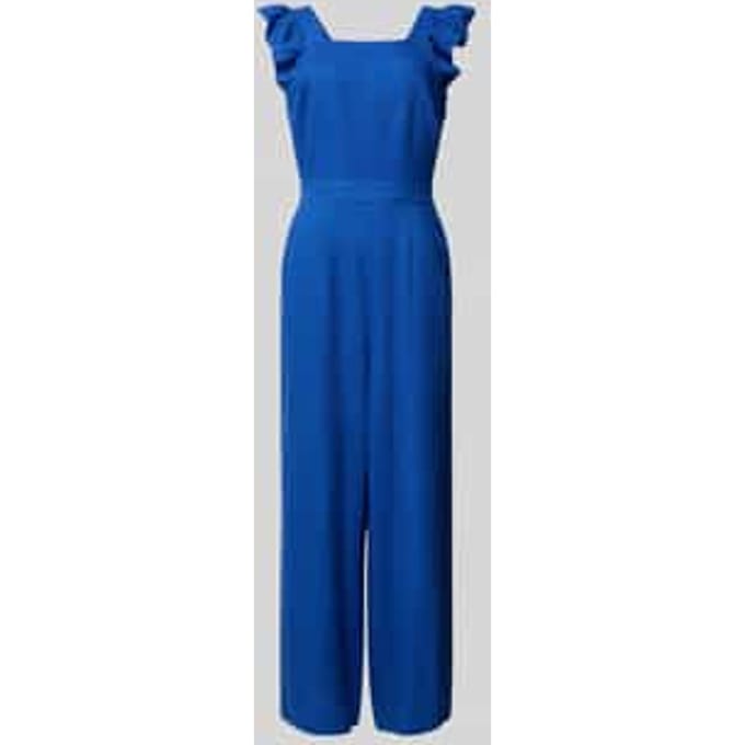 Loose fit jumpsuit van een mix van viscose en linnen, model 'ISMA'