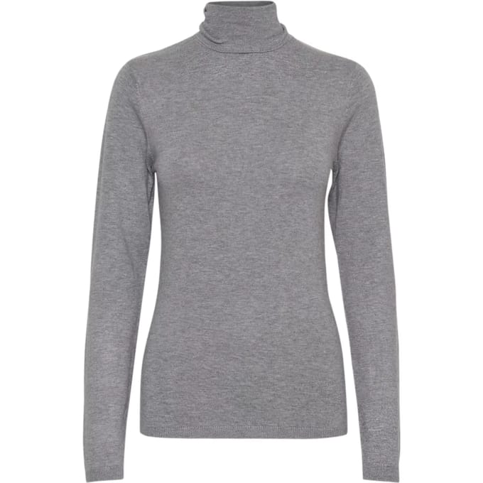 Ichi IHMAFA RN Dames Trui - Grey Melange