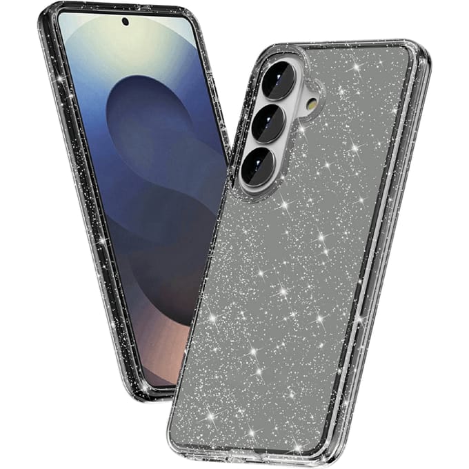 CaseBody Samsung Galaxy S26 Glitz Beschermhoesje Zwart