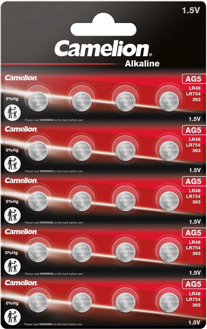 Camelion Alkaline AG5 1,5V blister 20