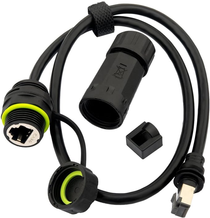 Waterdichte M20 RJ45 IP68 Koppelaar voor Buitennetwerken CAT6 Ethernet Kabel