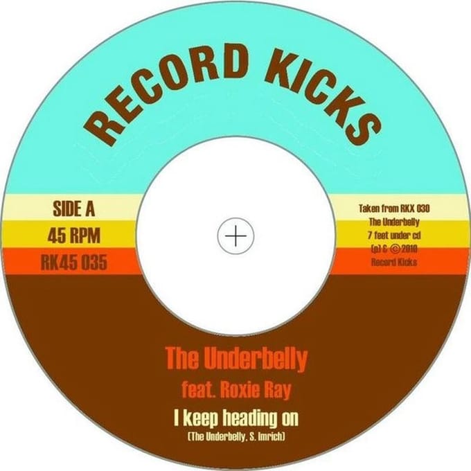 Underbelly Feat. Roxy Ray - I Keep Heading On (7" Single)